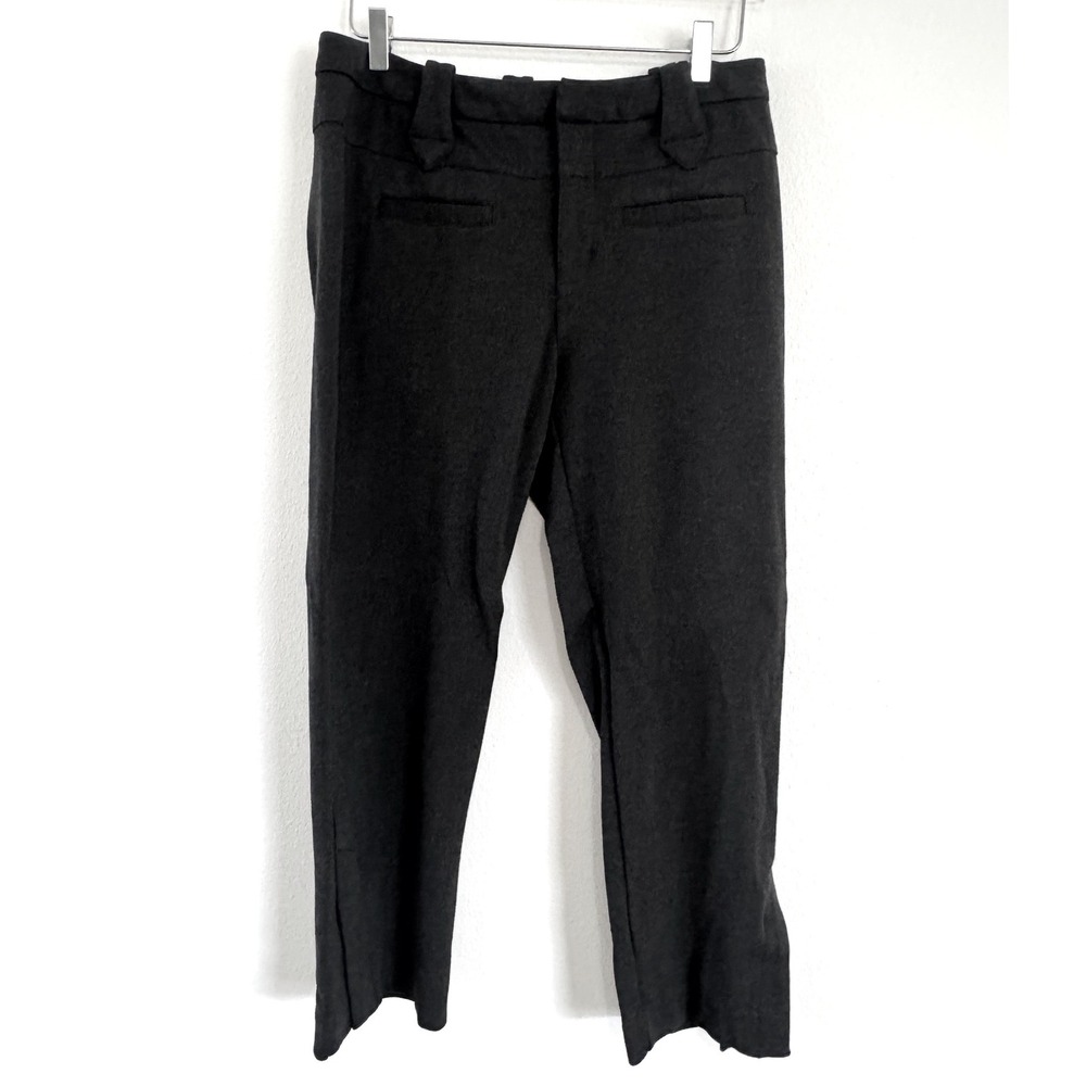 Cabi #4317‎ Barrister Trouser Charcoal Gray Ponte Knit Dress Pants Women's